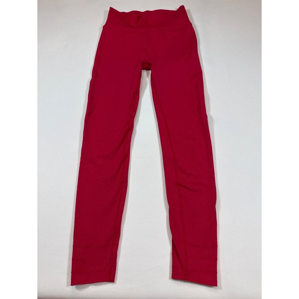 Fabletics SculptKnit pink High-Waist Seamless Leggings 27” Inseam sz 6 (AA332)